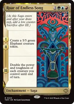 Roar of Endless Song - Tarkir: Dragonstorm - 0220 - MTG - NM - Rare - Image 1