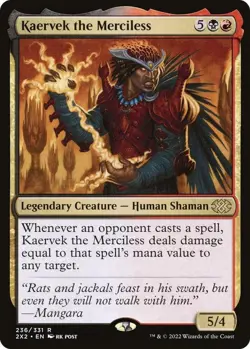 Kaervek the Merciless - Double Masters 2022 - 236/331 - MTG - LP - Rare - Image 1