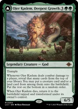 Ojer Kaslem, Deepest Growth - MTG The Lost Caverns of Ixalan - 0204 - NM - Rare - Image 1