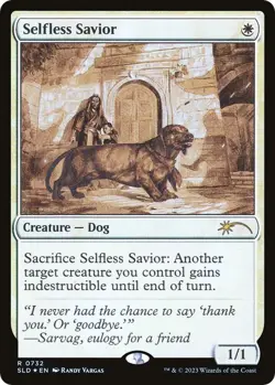 Selfless Savior (Sketch Showcase) - Secret Lair Drop Series - MTG - LP --- FOIL - Image 1
