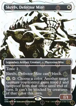 Skrelv, Defector Mite (Showcase) (Step-and-Compleat Foil) - 427 - MTG - LP - Image 1