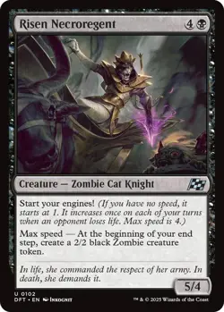 Risen Necroregent - Aetherdrift - 0102 - MTG - NM --- FOIL - Image 1
