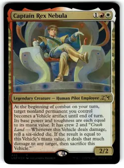 Captain Rex Nebula - 450 - Unfinity - MTG - NM - Rare --- Galaxy Foil - Image 1