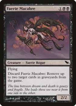 Faerie Macabre - Shadowmoor - 66/301 - MTG - LP - Regular Common - Image 1