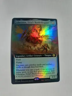 Liberator, Urza's Battlethopter (Extended Art) The Brothers' War Foil - Image 1