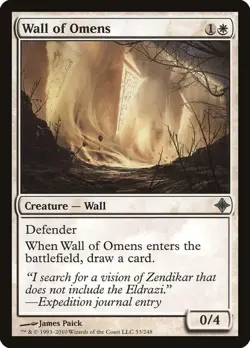 Wall of Omens - 53/248 - Rise of the Eldrazi - MTG - MP - Regular Uncommon - Image 1