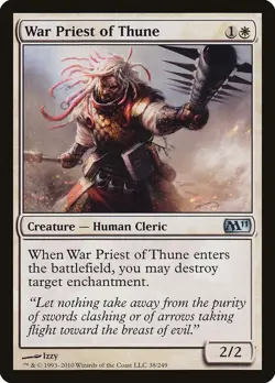 War Priest of Thune - Magic 2011 (M11) - 38/249 - MTG - LP - Regular Uncommon - Image 1
