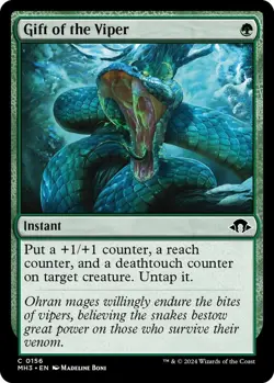 Gift of the Viper - Modern Horizons 3 - 0156 - MTG - NM - Regular Common - Image 1