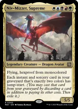 Niv-Mizzet, Supreme - MTG March of the Machine: The Aftermath - 0040 - LP - FOIL - Image 1