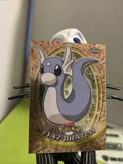 2000 Topps Chrome Pokemon Series 2 #147 Dratini - Image 1