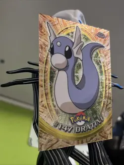 2000 Topps Chrome Pokemon Series 2 #147 Dratini - Image 3