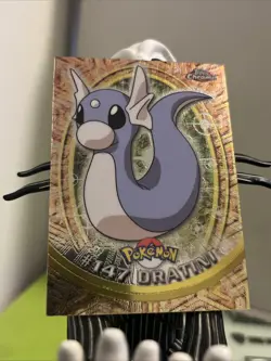 2000 Topps Chrome Pokemon Series 2 #147 Dratini - Image 4