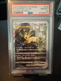 Pokemon Japanese JP Leafeon Vstar 210/172 SAR Vstar Universe S12a PSA 10 - Image 1