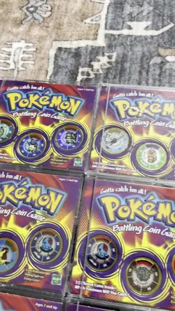 Pokemon Battling Coin Game Lot Of 19 (57 Coins) With Original Case ! 🔥 - Image 2