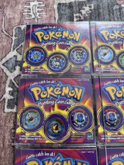 Pokemon Battling Coin Game Lot Of 19 (57 Coins) With Original Case ! 🔥 - Image 3