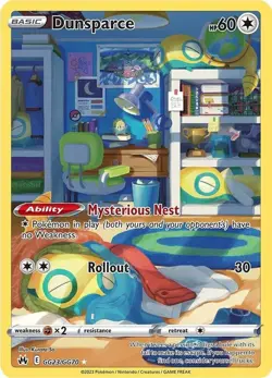 Dunsparce - Crown Zenith - GG23/GG70 - Pokemon TCG - LP - HOLO - Image 1