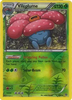 Vileplume - 3/98 - Ancient Origins - Pokemon TCG - MP - Reverse Holo Rare - Image 1