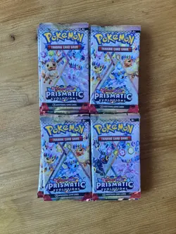 Prismatic Evolutions Booster Pack Lot of 20 FACTORY SEALED PACKS Pokemon TCG NEW - Image 1