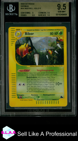 BEEDRILL HOLO R 2003 POKEMON SKYRIDGE GERMAN H4 BGS 9.5 - Image 1