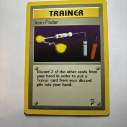 Vintage Pokemon TCG Item Finder Base Set 2 103/130 Regular Unlimited Rare NP - Image 1