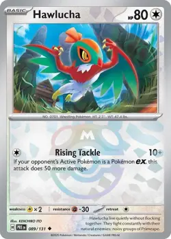 Hawlucha (Master Ball Pattern) - Prismatic Evolutions 089/131 - Pokemon TCG - LP - Image 1