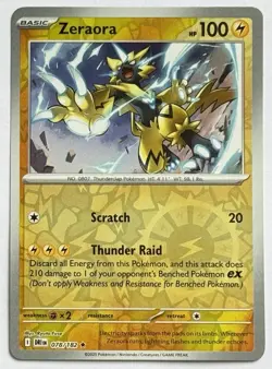 Zeraora - 078/182 - Destined Rivals - Pokemon TCG - NM - Reverse Holo Rare - Image 1
