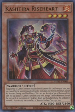 Yugioh! LP Kashtira Riseheart - PHHY-EN006 - Ultra Rare - 1st Edition Lightly Pl - Image 1