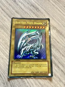 Yu-Gi-Oh! Starter Deck Kaiba SDK-E 1st Ed 2002 48/50 + Box + Playmat Blue-Eyes - Image 2