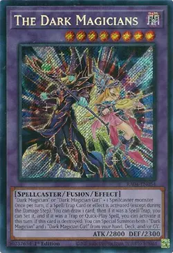 The Dark Magicians (Secret Rare) - Quarter Century Stampede - Yu-Gi-Oh! - LP - Image 1