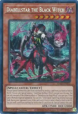 Diabellstar the Black Witch (Secret Rare) - Quarter Century Bonanza - Yu-Gi-Oh! - Image 1