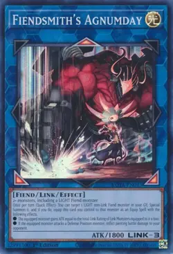 Fiendsmith's Agnumday - Rage of the Abyss - Yu-Gi-Oh! - NM - FOIL - Image 1