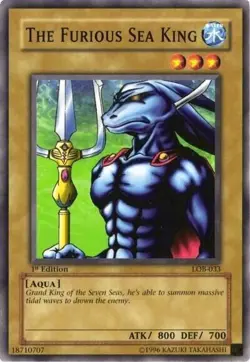 The Furious Sea King - The Legend of Blue Eyes White Dragon - Yu-Gi-Oh! - MP - Image 1
