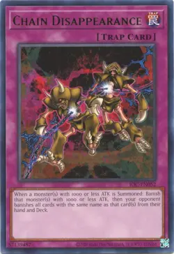 Chain Disappearance - Yu-Gi-Oh! Invasion of Chaos (25th Anniversary) - LP - Rare - Image 1