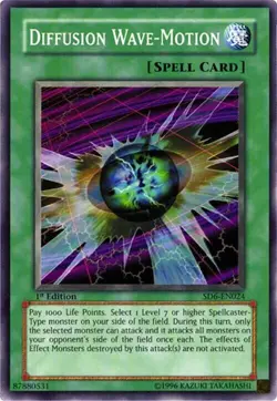 Diffusion Wave-Motion - Structure Deck: Spellcaster's Judgment - Yu-Gi-Oh! - NM - Image 1