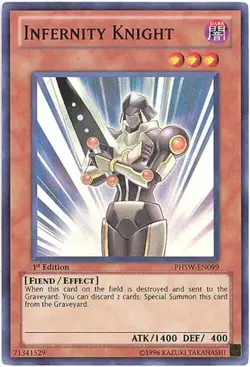 Infernity Knight - Photon Shockwave - Yu-Gi-Oh! TCG - LP - 1st Edition - HOLO - Image 1