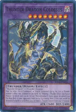 Thunder Dragon Colossus - Quarter Century Bonanza - Yu-Gi-Oh! - NM - Image 1