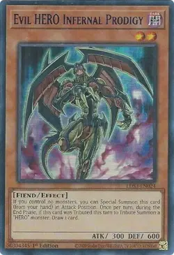 Evil HERO Infernal Prodigy (Blue) - Legendary Duelists: Season 3 - Yu-Gi-Oh! - Image 1