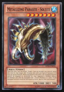 Metallizing Parasite - Soltite - Abyss Rising - Yu-Gi-Oh! - LP - Unlimited - Image 1