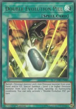 Double Evolution Pill - Duel Overload - Yu-Gi-Oh! TCG - NM - 1st Edition - HOLO - Image 1