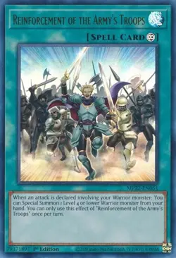 Reinforcement of the Army's Troops - Yu-Gi-Oh! TCG - LP - 1st Edition - HOLO - Image 1