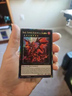 Yu-Gi-Oh TCG Blaze, Supreme Ruler Of All Dragons QCSR 1st Edition BLTR-EN045 - Image 1