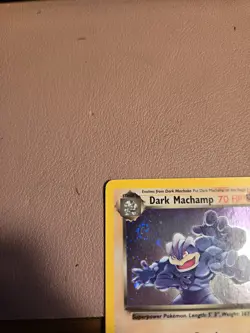 Dark Machamp 10/82 Holo - Team Rocket WOTC 2000 - Vintage Rare Pokemon Card - Image 2