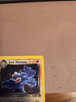 Dark Machamp 10/82 Holo - Team Rocket WOTC 2000 - Vintage Rare Pokemon Card - Image 3