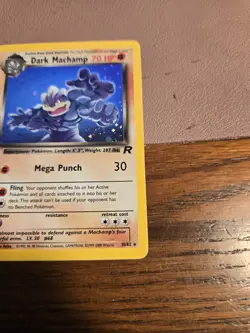 Dark Machamp 10/82 Holo - Team Rocket WOTC 2000 - Vintage Rare Pokemon Card - Image 4