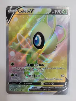 Pokemon TCG Celebi v Chilling Reign Full Art Ultra Rare Card 160/198 - Image 1