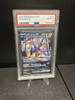 Miraidon EX 244/198 Scarlet & Violet Base Set Pokemon TCG Card Psa 10 - Image 1