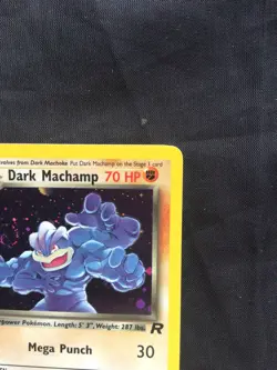 Pokemon Cards: Team Rocket 1st Edition Rare Holo: Dark Machamp 10/82 - Image 4