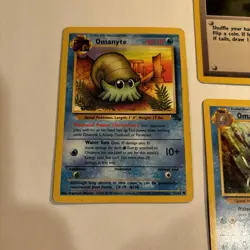 Vintage Pokemon Cards Lot of 3 Cards Fossil Set 1999 Regular LP 90s WOTC - Image 2