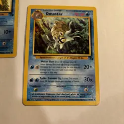 Vintage Pokemon Cards Lot of 3 Cards Fossil Set 1999 Regular LP 90s WOTC - Image 3