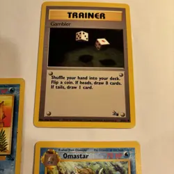 Vintage Pokemon Cards Lot of 3 Cards Fossil Set 1999 Regular LP 90s WOTC - Image 4
